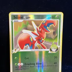 Scizor 48/111 Reverse Holo Platinum Rising Rivals Pokemon Card - Image 2