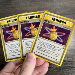 Miracle Berry Pokemon Japanese Neo Genesis Card Trainer 3 - Image 1