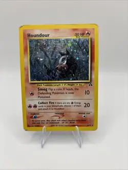 2001 Neo - Discovery Houndour DMG Rare Holo #5 HP - Image 1