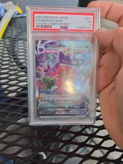 Pokemon Gengar VMAX Fusion Strike Secret Rare Full Alt Art #271 PSA 3 LOW POP - Image 2