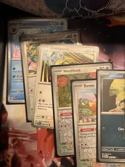 Pokemon TCG Prismatic Evolutions Bulk In PRE ETB C/U/R Holos, Reverse Holos NM - Image 2