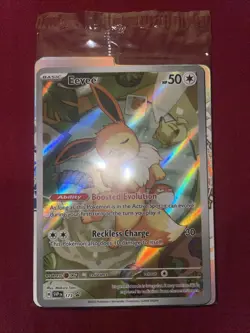 Eevee SVP 173 Black Star Promo Prismatic Evolutions Pokemon TCG Sealed Free Ship - Image 1