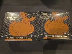 Pokemon SHINING FATES Elite Trainer Box ETB New SEALED - Set Of 2 - Image 1