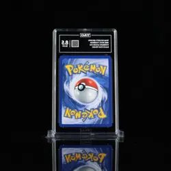 2000 Pokemon Black Star Promo Team Rocket's Meowth #18 Pokemon League TAG 8.5 - Image 2