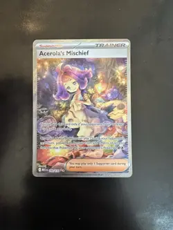 Pokemon TCG: Acerola’s Mischief 183/132 - Mega Evolutions - SIR - Image 1