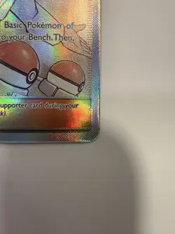 Pokemon TCG Professor Oak's Setup Full Art Rare Holo 233/236 Cosmic Eclipse NM - Image 5