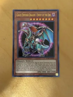 Yu-Gi-Oh! Chaos Emperor Dragon - Envoy of the End - JUMP-EN086 - Limited Edition - Image 1