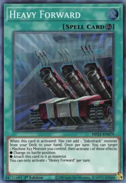 Heavy Forward - MP21-EN079 - Super Rare - 1st Edition - Lightly Played - Image 1