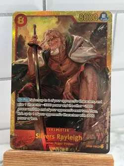 Silvers Rayleigh OP08-118 SEC Two Legends One Piece Card TCG NM English - Image 1