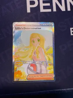 Lillie's Determination Pokemon Card SIR 184/132 Mega Evolutions NM ENGLISH - Image 1