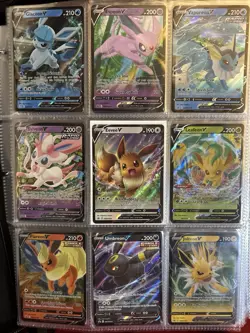 Eevee Evolutions V Promo Complete SWSH 9 Card Holo Set Eeveelutions - Image 2