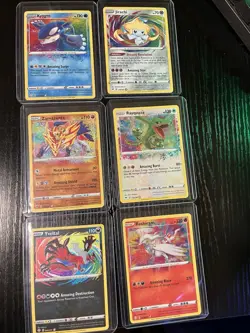 Pokemon TCG Amazing Rare Set 6 Out of 9 NM Cards Rayquaza Reshiram Jirachi - Image 2