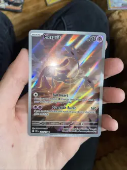 Pokemon TCG Mesprit 204/191SV08: Surging Sparks Illustration Rare Holo Card - Image 1