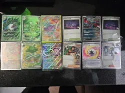 Pokemon Temporal Forces 17 Card Lot - Full Art, SIR, SAR, Pokemon PLAY Stamp MNT - Image 1
