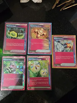 Pokemon Temporal Forces 17 Card Lot - Full Art, SIR, SAR, Pokemon PLAY Stamp MNT - Image 5
