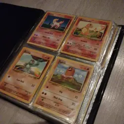 Old Vintage Wotc Pokemon Tcg Binder Bundle Joblot X65 Cards No Duplicates - Image 5