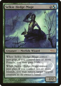 Selkie Hedge-Mage (Gateway) FOIL Promo NM Creature Special MAGIC CARD ABUGames - Image 1
