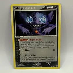 Sableye 23/107 Non Holo - Pokemon TCG EX Deoxys English MP Collectible Card - Image 1