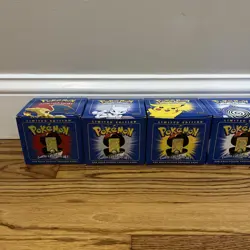 New Sealed Pokemon 23k Burger King Gold Plated Trading Card Set Blue Lot Of 6 - Image 5