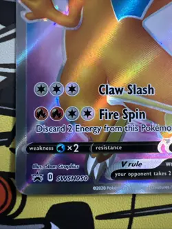 Pokemon TCG Charizard V SWSH050 SWSH: Sword & Shield Promo Cards Holo - Image 5