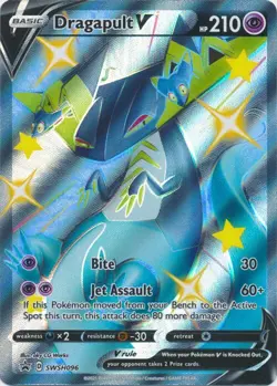 Holo Dragapult V SWSH096 Sword & Shield Promo Cards Pokemon TCG - Image 1