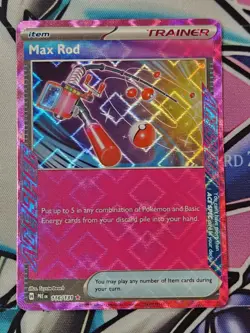 Max Rod 116/131 Ace Spec Prismatic Evolutions Pokemon Card TCG - Image 1
