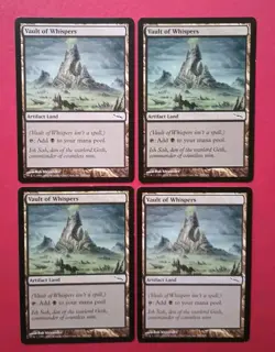 Magic the Gathering MTG Mirrodin VAULT OF WHISPERS X 4 NM 2003 NICE - Image 1