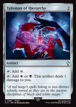 MTG - 4 x Talisman of Hierarchy - Playset 4x x4 - Final Fantasy Commander - Image 2