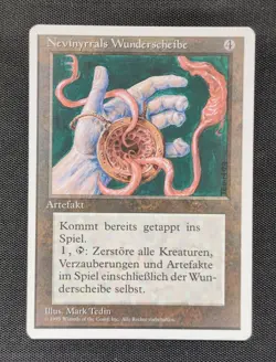 MTG Nevinyrral's Disk - 4th Edition German Magic The Gathering NM See Pics - Image 1