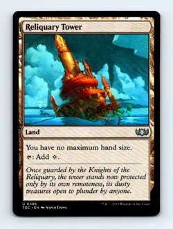 #386 2025 Tarkir: Dragonstorm Commander TDC - Reliquary Tower Uncommon - Image 1