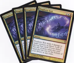 MTG: Duel Decks: Izzet vs. Golgari: Prophetic Bolt X 4 - Image 1