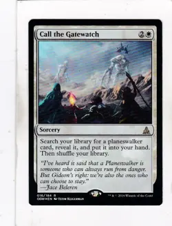 Magic: MTG: Oath of the Gatewatch: Foil: Call the Gatewatch - Image 1