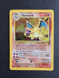 Pokemon TCG Charizard Base Set 2 Holo Rare Card 4/130 WOTC NM/LP - Image 1