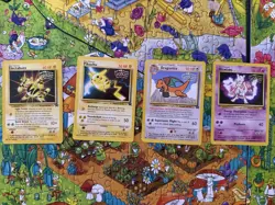 Pokemon The First Movie WB Promo Cards LP Mewtwo Dragonite Pikachu Electabuzz - Image 1