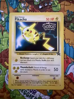 Pokemon The First Movie WB Promo Cards LP Mewtwo Dragonite Pikachu Electabuzz - Image 2