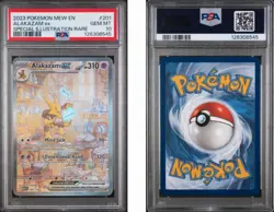 2023 POKEMON MEW EN-151 SPECIAL ILLUSTRATION RARE #201 ALAKAZAM EX PSA 10 - Image 3