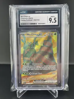 Pokemon TCG Wo-Chien ex 232/193 (Full Art) Paldea Evolved CGC Graded MINT+ 9.5 - Image 1