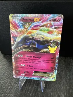 Xerneas EX 97/146 Celebrations Classic Collection Rare Holo Pokemon Card - NM - Image 1