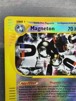MAGNETON | 2003 Pokemon Aquapolis 022/147 - REVERSE HOLO NM eReader - Image 3
