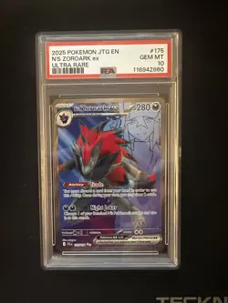PSA 10 - N's Zoroark ex 175/159 - Sv09: Journey Together - Pokemon TCG - Image 1