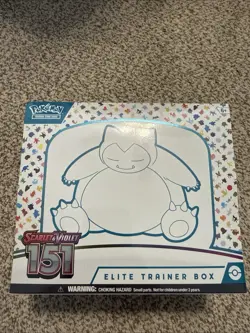 Pokemon Scarlet & Violet 151 Elite Trainer Box ETB Snorlax Artwork 2023 Sealed - Image 1