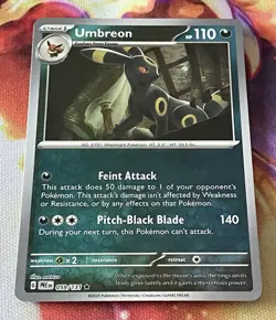 Pokemon Umbreon 059/131 (Master Ball) Rare Prismatic Evolutions Holo 2025 NM - Image 5