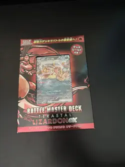 Pokemon Battle Master Deck TERASTAL LIZARDON EX Charizard Japan Used - Image 1