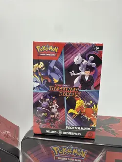 Pokemon Scarlet & Violet Destined Rivals Booster Bundle (2) Tins (2) Team Rocket - Image 3
