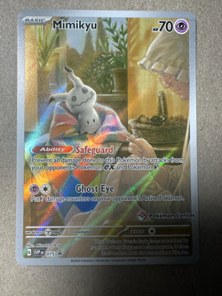 2024 Mimikyu Pokemon Center ETB Promo #075 Paldean Fates NM/Mint - Image 2