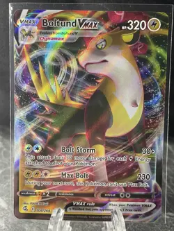 Boltund Vmax 104/264 Holo Ultra Rare Pokemon TCG Fusion Strike - Image 1