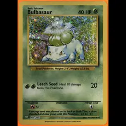 TAG 9.0 MINT Bulbasaur Common 2023 Pokemon Pokemon TCG Classic #001/165 - Image 3