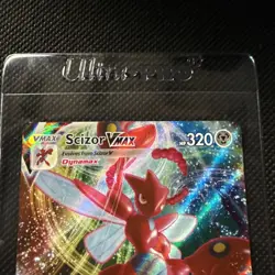 Scizor VMax 119/189 Pokemon TCG EN Darkness Ablaze Ultra Rare #SCIZOR English - Image 2