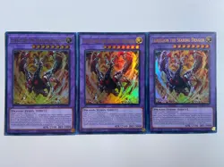 3x Mirrorjade the Iceblade Dragon 1st Edition Ultra Rare BLTR-EN114 Yu-Gi-Oh! - Image 1