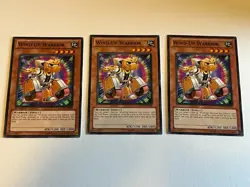 3x Wind-Up Warrior - PHSW-EN022 Yugioh Yu Gi Oh! 3 x3 Playset Mixed - Image 1